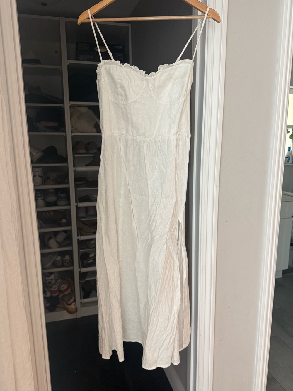 Reformation linen Midi Dress 8